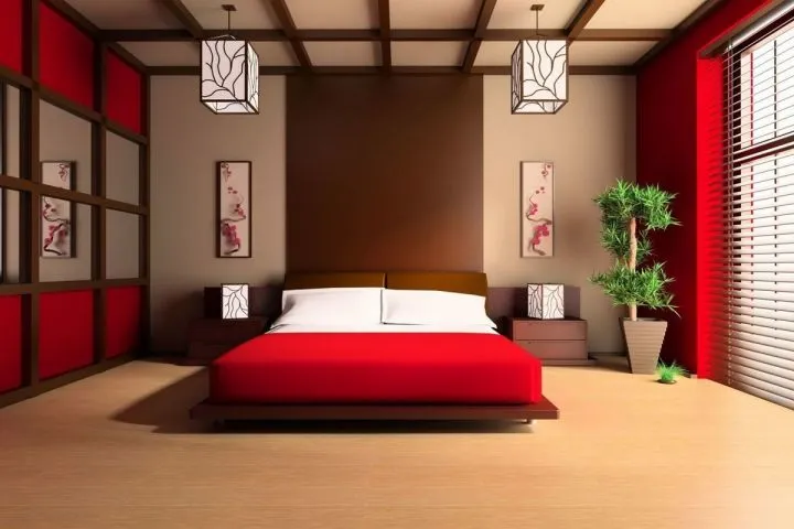 Японский стиль спальни