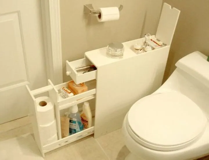 В ванной комнате необходимо рационально использовать каждый сантиметр полезной площади