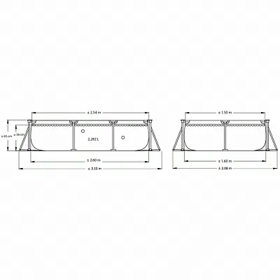 Intex 28271 Каркасный прямоугольный ...