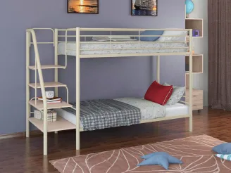 Металлическая подростковая кровать без бортов