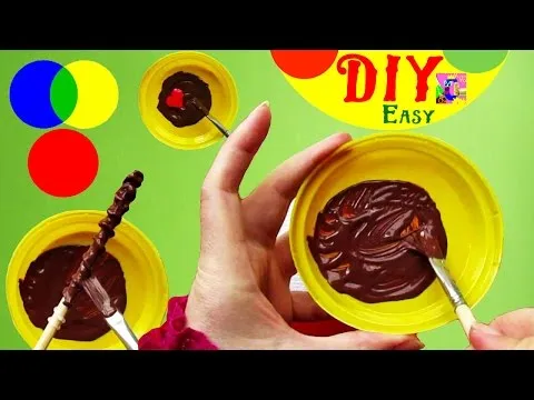 DIY Brown color. How To Mix The Colors - Paint | Коричневый цвет. Смешиваем краски
