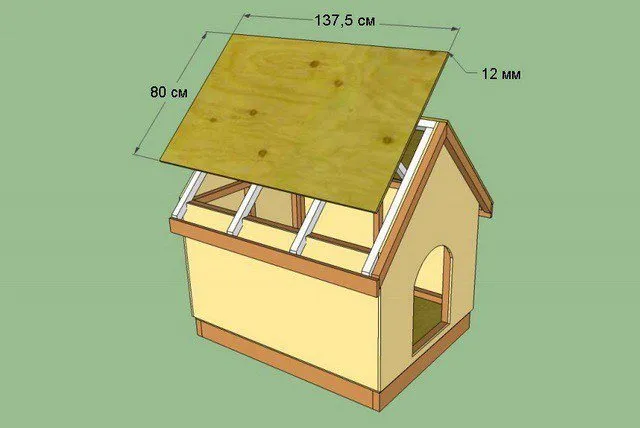 размеры собачьей будки для алабая