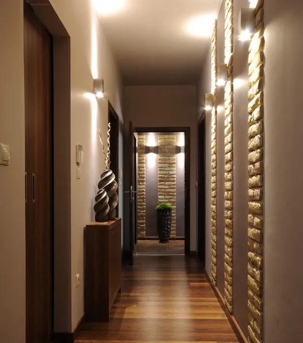 узкий коридор дизайн в квартире