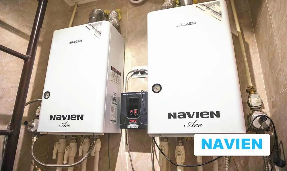 газовые котлы navien ace в котельной