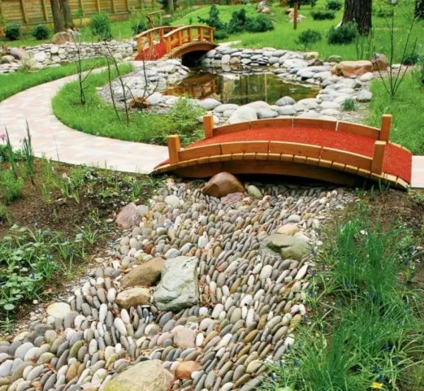 декоративный мостик для сада своими руками фото 15