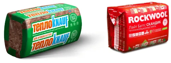 Knauf и Rockwool