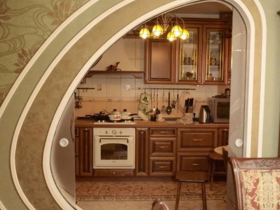 Красивая арка на кухню