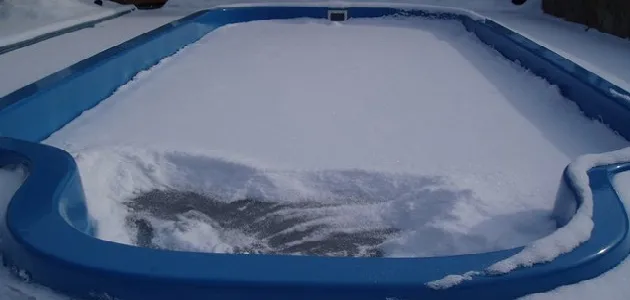 Как хранить каркасный бассейн зимой ...