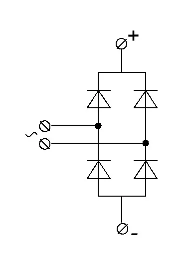 современное обозначение диодного моста