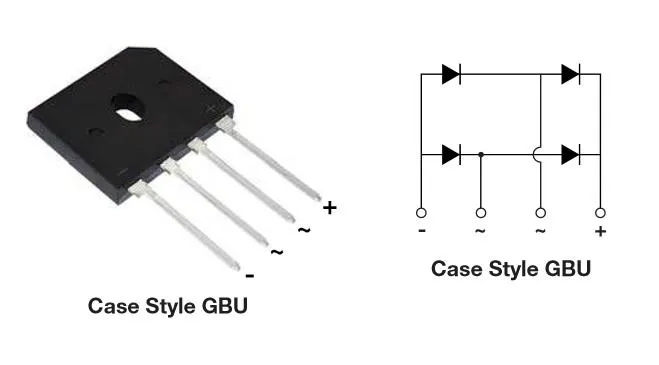 распиновка GBU606K