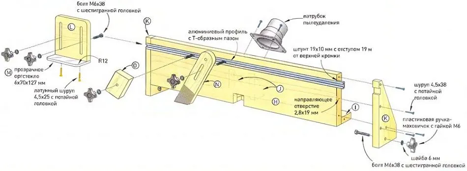 Схемы фрезерных столов и конструктивных решений столов для фрезера