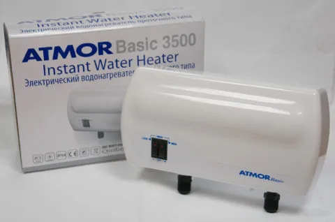 Водонагреватель Atmor Basic работает в диапазоне давлений 0,3 — 6 кгс/см2