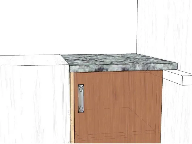 кухонный стол-тумба под подоконник в хрущевке