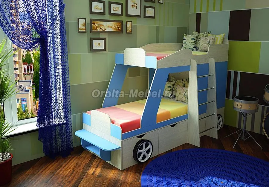 Детская кровать машина Джип