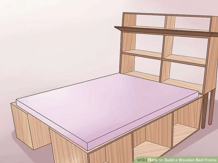  в домашних условиях двуспальную кровать с ящиками
