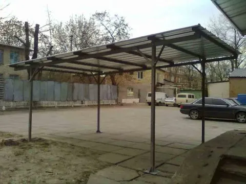 Односкатный навес