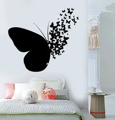 Our vinyl stickers are unique and one of a kind! Every sticker we sell is made per order and cut in house! We make our wall decals using superior quality interior and exterior glossy, removable vinyl Diy Wall Decor, Painting Walls, Nursery Paintings, Wall Decoration With Paper, Wall Painting Ideas Bedroom Unique, Unique Wall Painting Ideas Creative