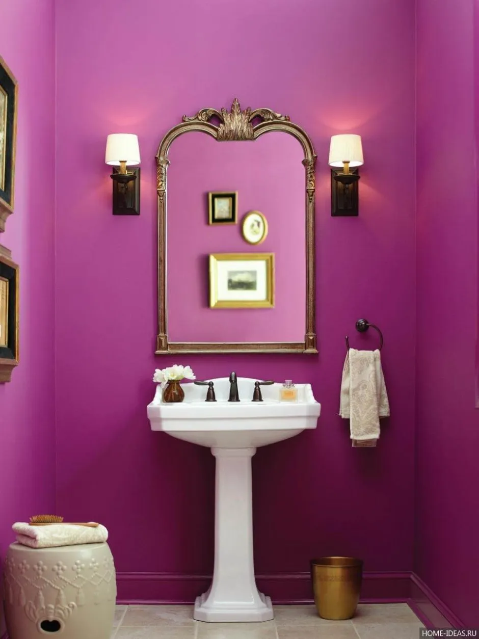Цвет краски для ванной комнаты