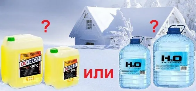 Что лучше вода или незамерзайка