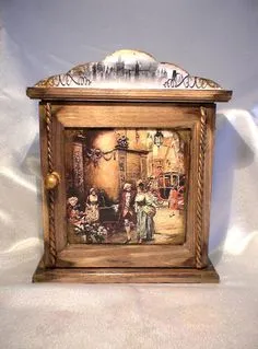 Ключница декупаж ручная работа key box от WonderfulDecoupage Decoupage Decor, Decoupage Furniture, Wall Key Holder, Mandala Digital, Key Cabinet, Spoon Art, Key Box, Key Storage