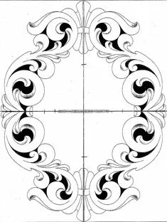 Stencil Patterns, Thermocol Craft, Gravure Metal, Filigree Tattoo, Leather Working Patterns, Carved Wood Wall Art