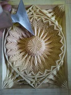Резьба по дереву геометрическая 3d — Фото | OK.RU Niche Design, Woodworking Box, Whittling, Flora, Stencils