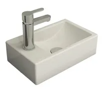 Раковина Bocchi Milano, глянцевая белая, 1418-001-0126 - фото, отзывы, цена