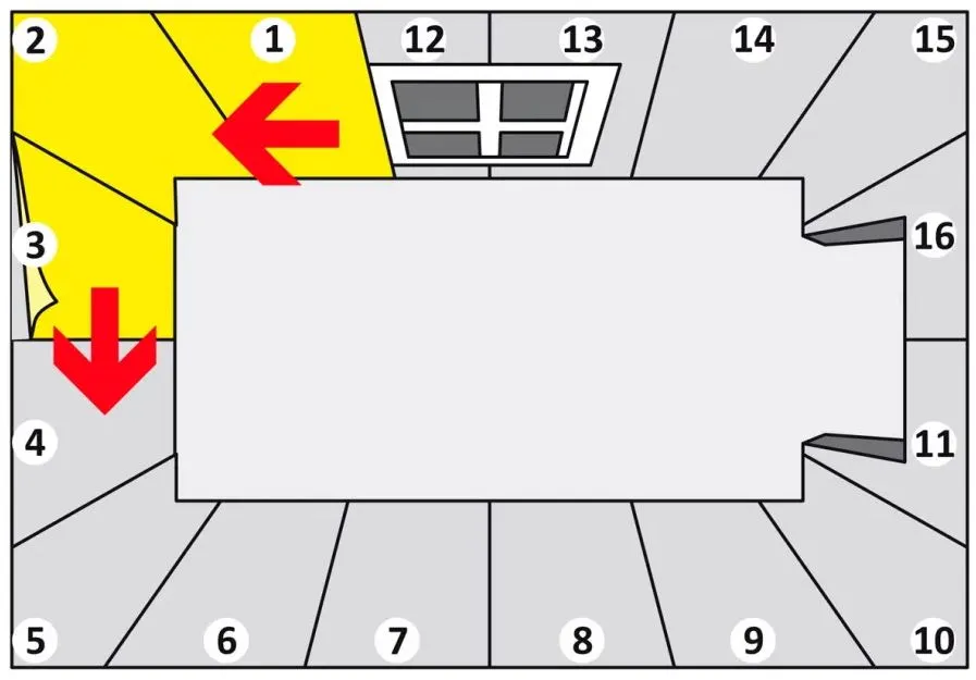 С какой стороны правильно начинать поклейку обоев