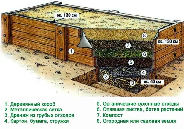 Устройство огуречной грядки. Теплые грядки для огурцов. Выращивание огурцов на шпалерах