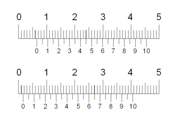 пример показаний штангенциркуля
