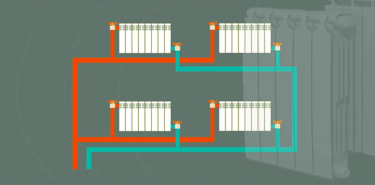 Двухтрубная система отопления для частного дома