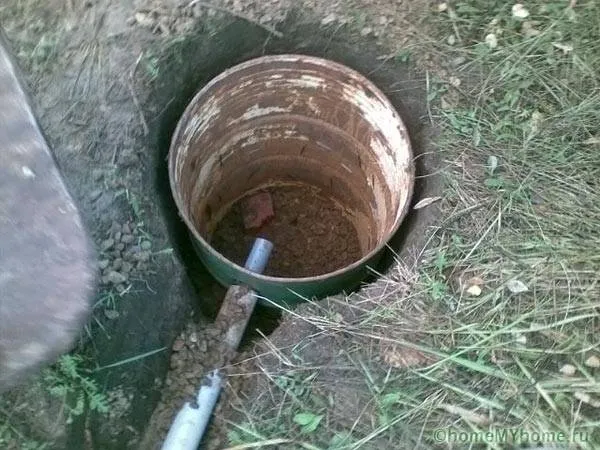 Организация слива воды из водопровода в зимнее время