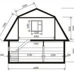 Проект дома с мансардой