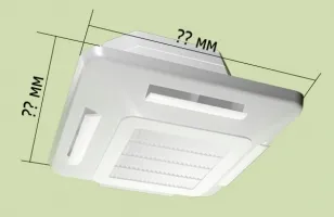 Схема экрана для потолочного кондиционера