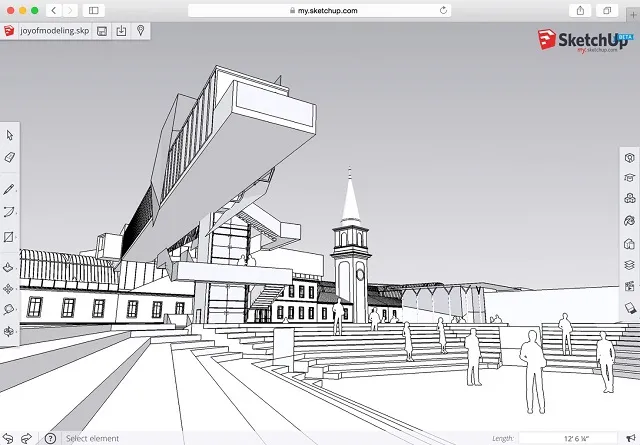 Рис. №1. SketchUp