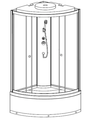Сборка душевой кабины Ниагара ...