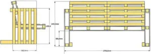 Как сделать лавочку из поддонов своими руками: схемы, пошагово