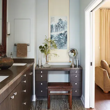 Old Town Townhouse Asian Inspired Full Home Remodel