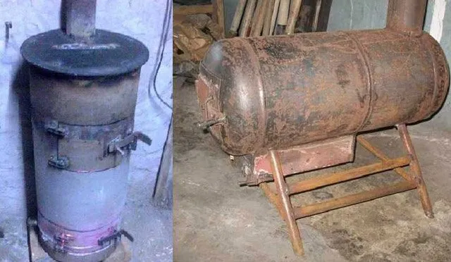 Буржуйка капельница на отработке