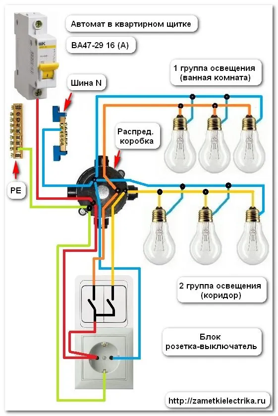 Блок выключателей с розеткой | Заметки ... Блок выключателей с розеткой | Заметки ...
