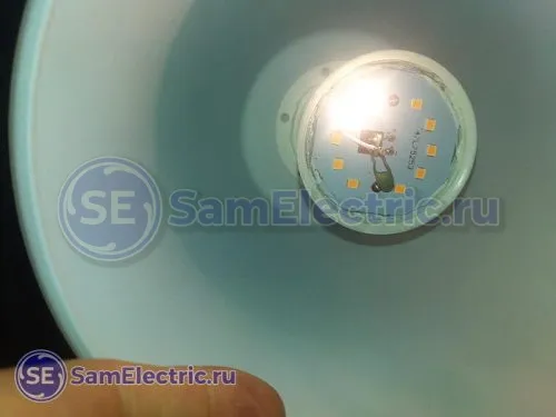 Плавное включение LED лампочки - доработка схемы позистором