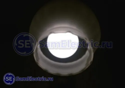 Ночник на доработанной LED лампе 