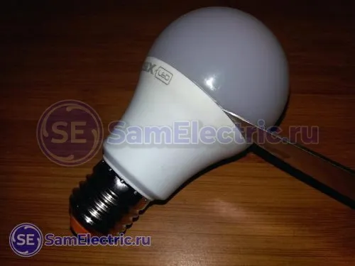 Разборка светодиодной LED лампы