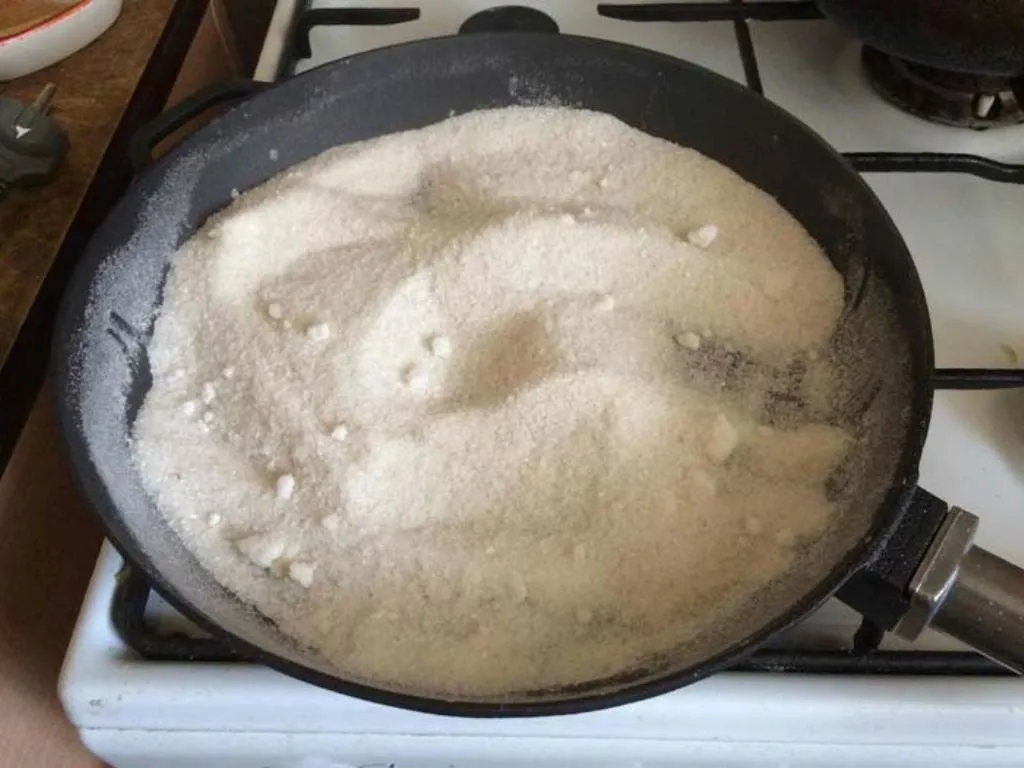 прокаливание с солью