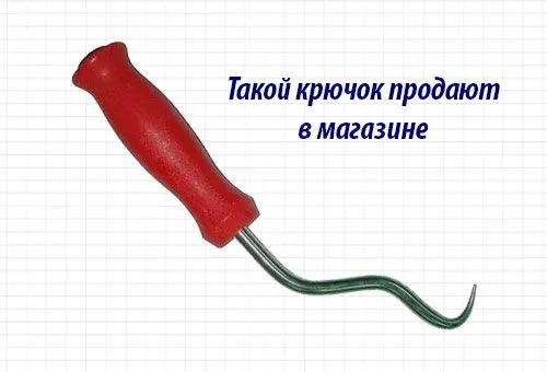 Вязальный крючок для арматуры