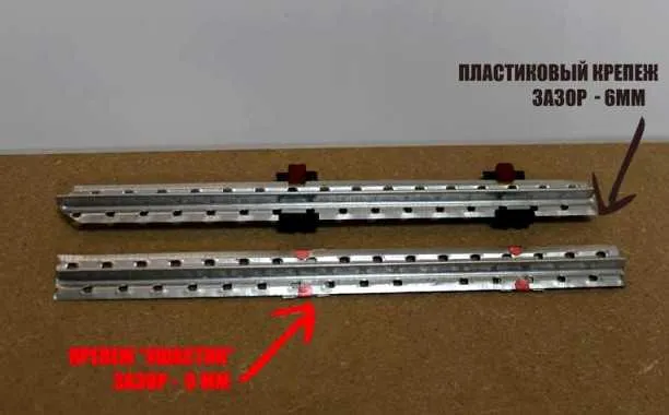 Установка крепежа ушастик