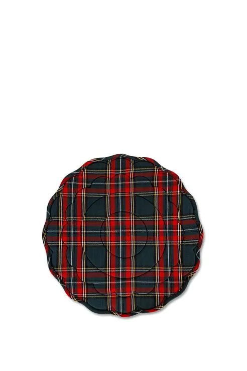 Настольный коврик с принтом Tartan Green COINCASA - 2