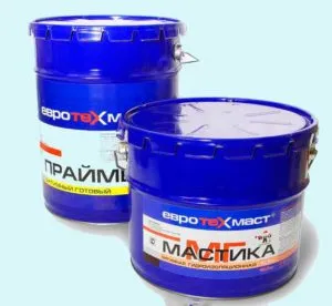 Праймер и мастика для монтажа стеклоизола