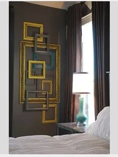 vliota - Освежаем интерьер рамками: идеи для пустых стен Photo Frames, Big Picture Frame Ideas, Repurpose Picture Frames Diy, Picture Frame Store, Colorful Picture Frames, Gallery Walls