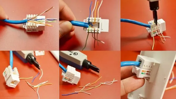 Распиновка компьютерной розетки
